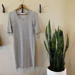 Sonnet James - June Dress in Navy and White